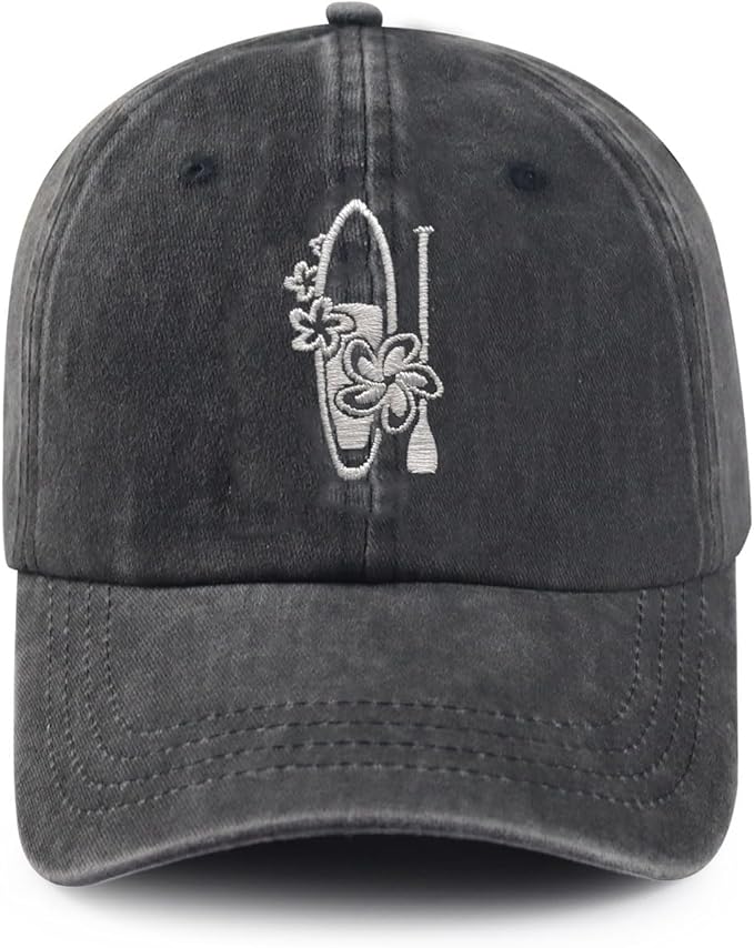 YISHOW Embroidered Bassball Cap Vintage Men and Women Embroidered Hat