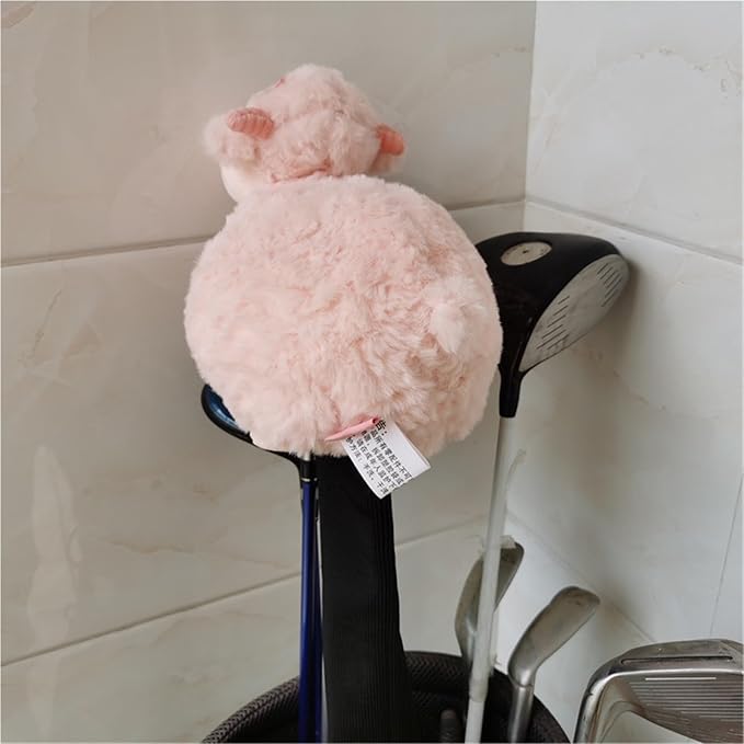 Funny Cartoon Animals Golf Club Head Covers Plush Golf Club Headcovers for Driver Headcover Golf Head Accessory