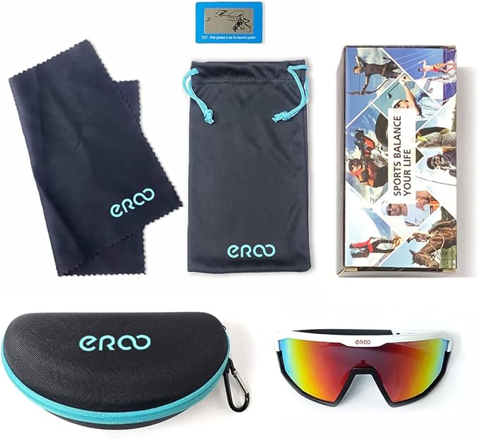 Eazyrun Kids Polarized Sports Sunglasses for Age 8-12 Youth Baseball Softball Cycling Glasses UV Protection for Boy Girl