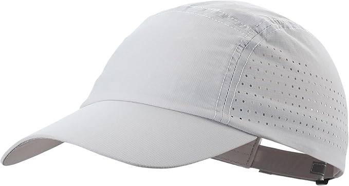 Connectyle Men's Breathable Run Hat Quick Dry Reflective Sport Cap Adjustable Lightweight Baseball Hat Unstructured Design
