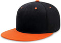 CHOK.LIDS Flat Bill Visor Classic Snapback Hat Blank Adjustable Brim High Top End Trendy Color Style Plain Tone Baseball Cap
