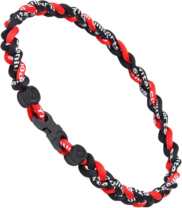 18inch Baseball Necklace,Fashion Tri-Braided Rope Tornado Necklace for Sports Fan