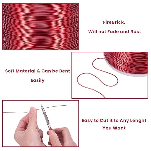 BENECREAT 20 Gauge Aluminum Wire - 770FT Anodized Colored Wire - Image 2