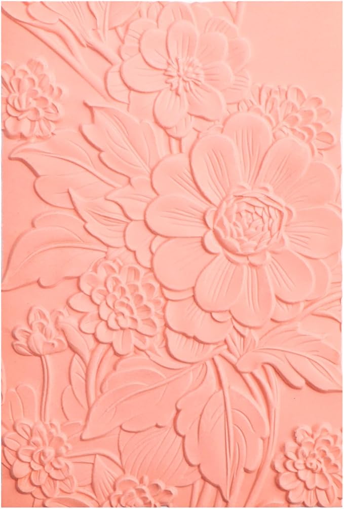 BAOFALI 3D Embossing Folder for Card Making Texture Fades Blossom Bloom Floral by BAOFALI