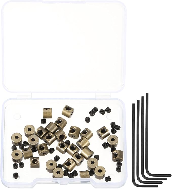 MECCANIXITY 30 Pcs Metal Locking Pin Backs, Locking Pin Keepers Locking Clasp by MECCANIXITY
