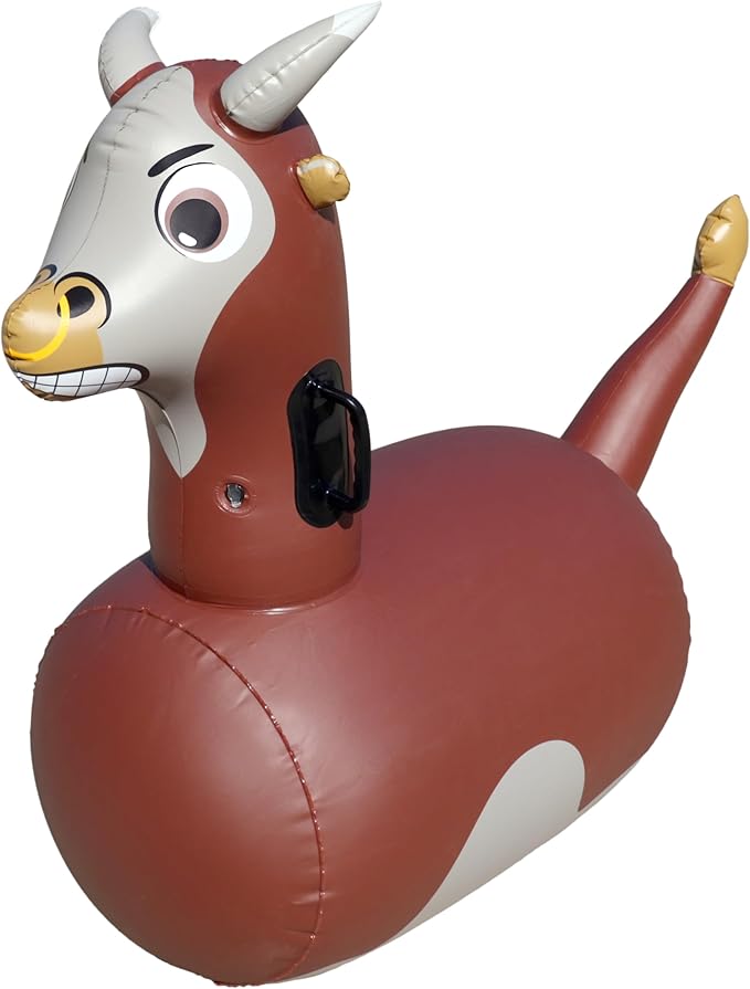 Hearthsong Hop N Go Inflatable Bull Riding Bouncy Hopping Toys by Hearthsong%C2%AE