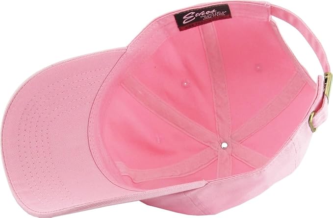 KBETHOS Classic Unisex Cotton Adjustable Low Crown Baseball Cap – Plain Dad Hat