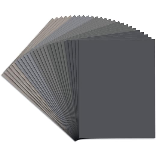 25PCS Sandpaper, Wet Dry Sandpaper, High Grit 1000 2000 3000 5000 7000 by LCubro