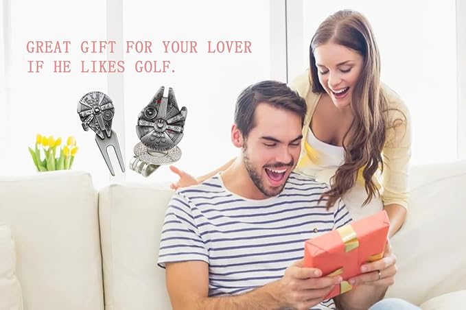 Ball Marker and Divot Tool Gift Set, Gift for Groomsmen, Unique Golf Accessories