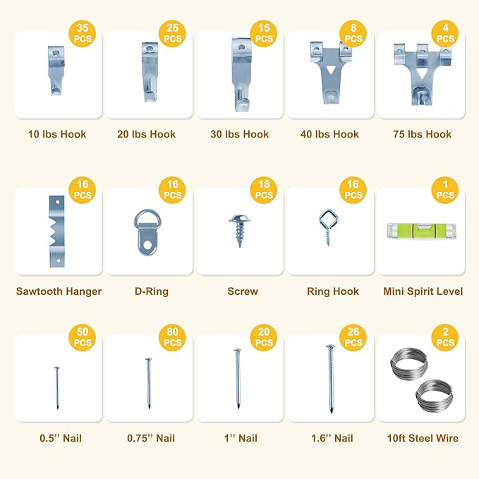 330pc Picture Hanging Kit - Image 2