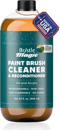 Oil Paint Brush Cleaner and Restorer-Paintbrush Cleaner by BRISTLEMAGIC