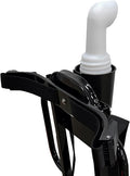 Evolution D5 Ranger & D5 Maverick Golf Bag Holder Bracket Attachment - No Drilling Assembly for 4 Passenger & 6 Passenger Carts - Durable Golf Bag Mount Compatible Golf Carts | Black