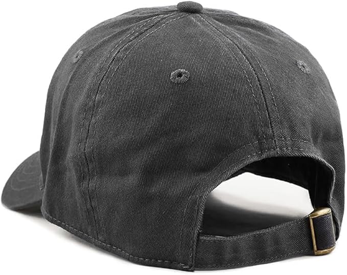 Cotton Baseball Cap Dad Hat – Washed Low Profile Adjustable Hat for Men Women Casual Outdoor Running Golf