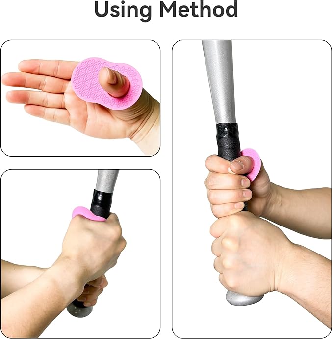 2 Pack Baseball Thumb Guard for Pro Batters, Hitter Swing Training Aid, Thumb Guard Baseball & Softball Baseball Batting Grip Baseball Accessories Baseball Training Equipment Reduce Bat Sting