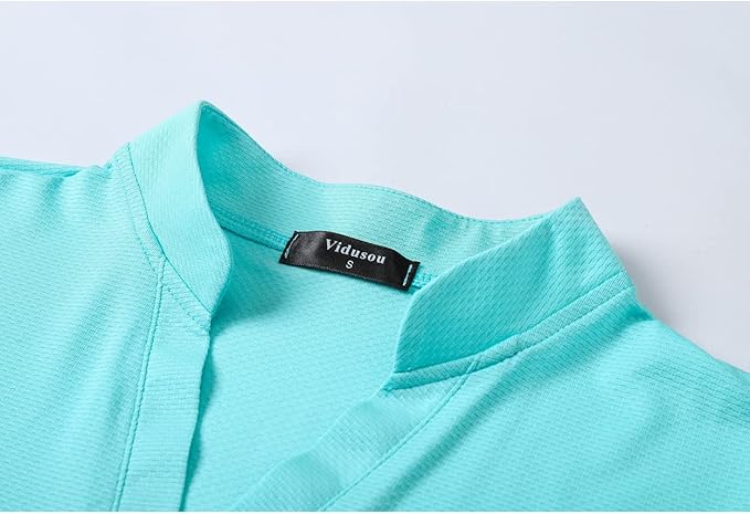 Womens Sleeveless V Neck Golf Polo Shirts