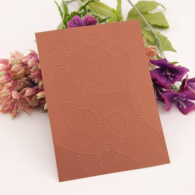 9Pcs Plastic Embossing Folders for Card Making Embossing Machine Template Mold - Image 8