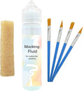 Blue Watercolor Masking Fluid by Tyrbsvlnar