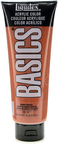Liquitex BASICS Acrylic Paint, 250ml Tube, Burnt Sienna by Liquitex
