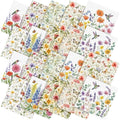 Hahafelt 10 Pcs Summer Wildflower Quilting Fabric Bundles 20 x 20 Inch
