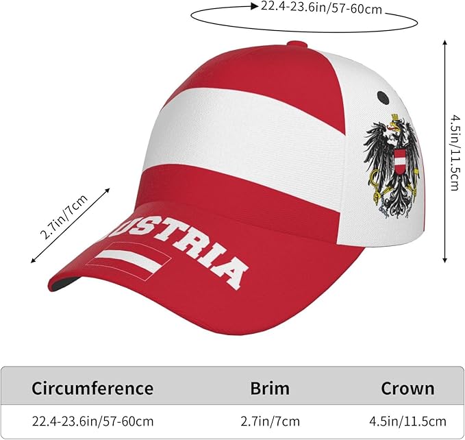 National Flags Baseball Cap for Men Women, Fashion Adjustable Sun Protection Visor Caps Trucker Hat Patriotic Caps