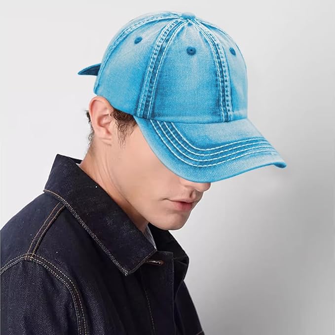 Baseball Cap Vintage Washed Hats Distressed Trucker Hat for Women Men