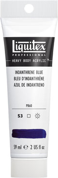 Liquitex Professional Heavy Body Acrylic Paint, 2-oz Tube, Indanthrene Blue by Liquitex
