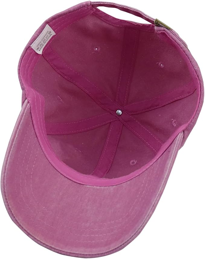 Pickleball Hair Don't Care Hats for Men Women, Funny Adjustable Embroidered Wash Cotton Gifts Baseball Caps