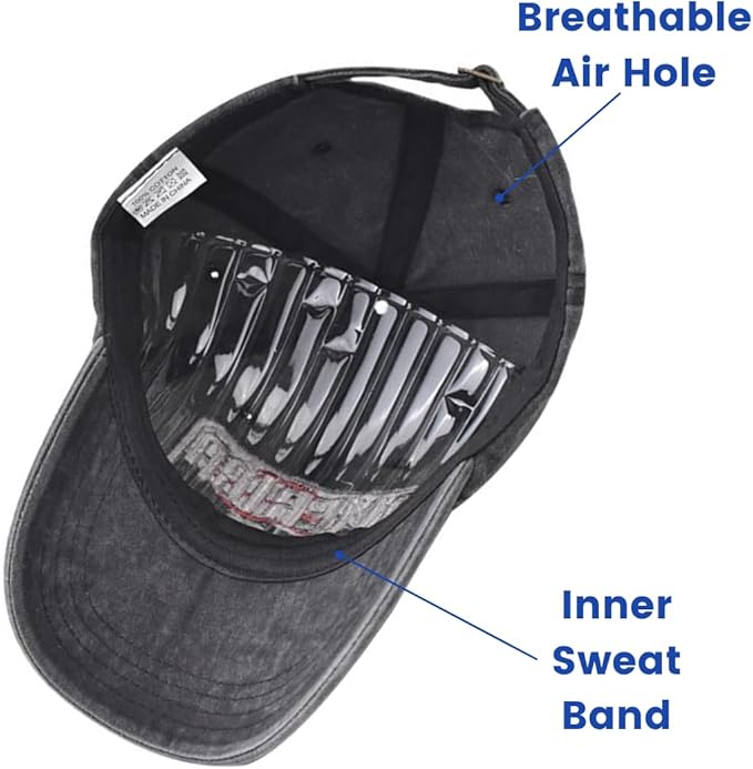 Vintage Washed Cotton Baseball Caps for Women Men Classic Route 66 Embroidered Sun Protection