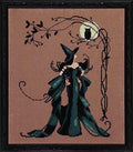 Mirabilia Minerva LINEN Kit Beaded Counted Cross Stitch by Nora Corbett Designs NC221 Bewitching Pixies (Bundle: Chart, Fabric, Beads)