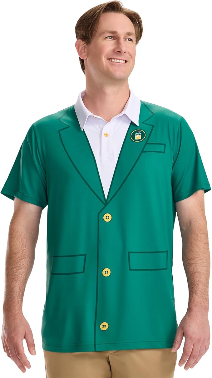 Tipsy Elves Men's Performance Golf Shirt - 4-Way Stretch, Quick Dry, Athletic Cut - Golf Polo
