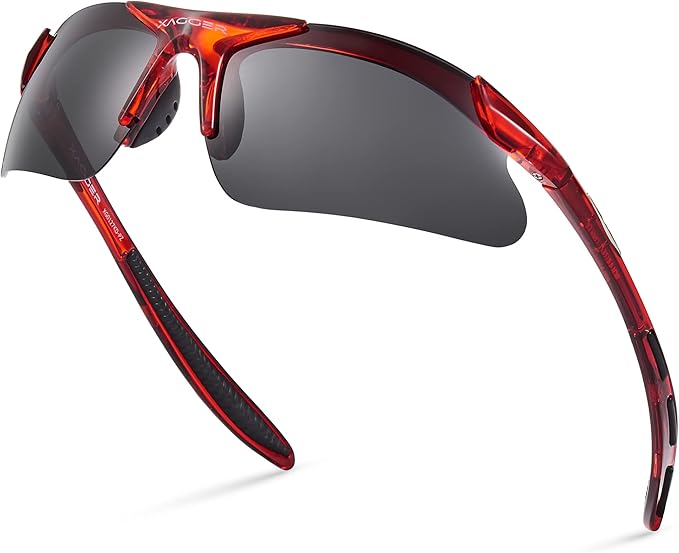 Xagger Kids Youth Polarized Sports Sunglasses for Boys Girls Baseball Softball Glasses TR90 Frame