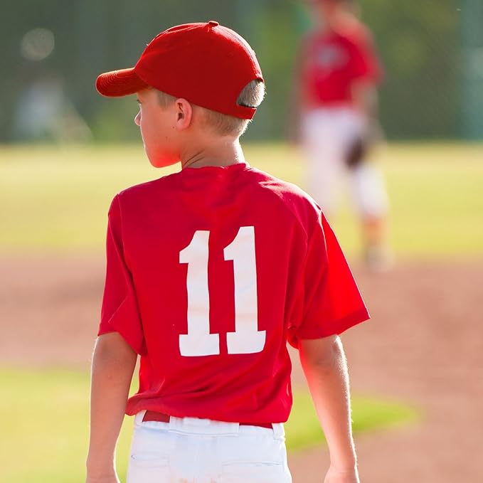 Shyyween Kids Baseball Caps Youth Adjustable Plain Baseball Hats Cotton Blank Hats Bulk for Girls Boys Sport Team