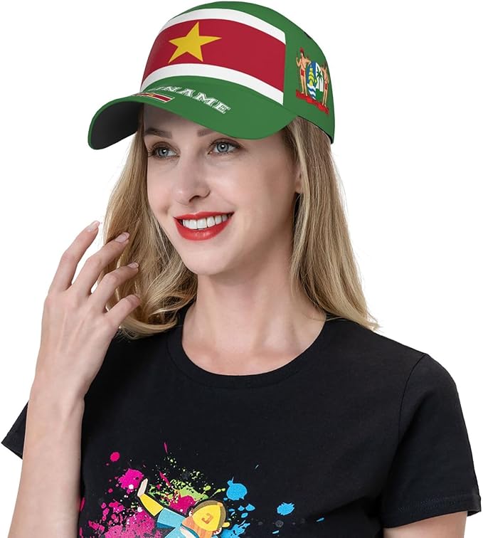 National Flags Baseball Cap for Men Women, Fashion Adjustable Sun Protection Visor Caps Trucker Hat Patriotic Caps