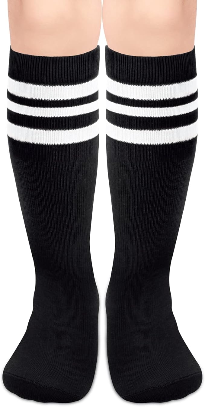 qikqik Toddler Soccer Socks Kids Soccer Socks Boys Baseball Sock Youth Football Sock Girls Softball Accessories Team Sports