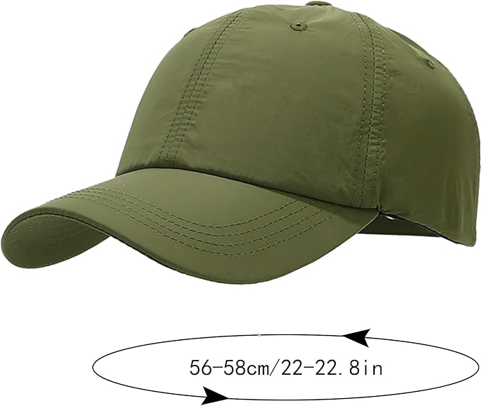 Malaxlx Waterproof Baseball Cap for Men Women Breathable UPF50+ Sport Outdoor Caps Quick Dry Adjustable Rain Hat