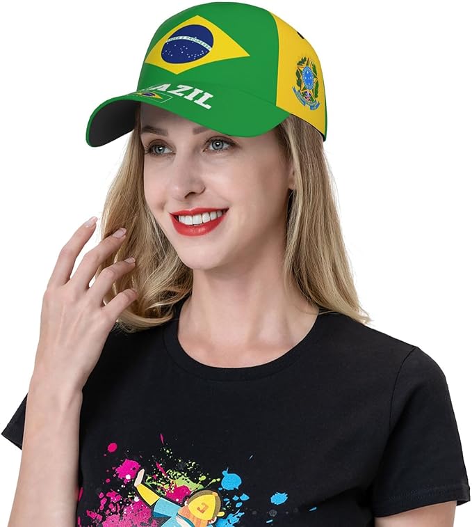 National Flags Baseball Cap for Men Women, Fashion Adjustable Sun Protection Visor Caps Trucker Hat Patriotic Caps