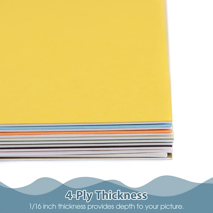 Golden State Art, 5x7 Matboard Mat Board Blanks - Image 5