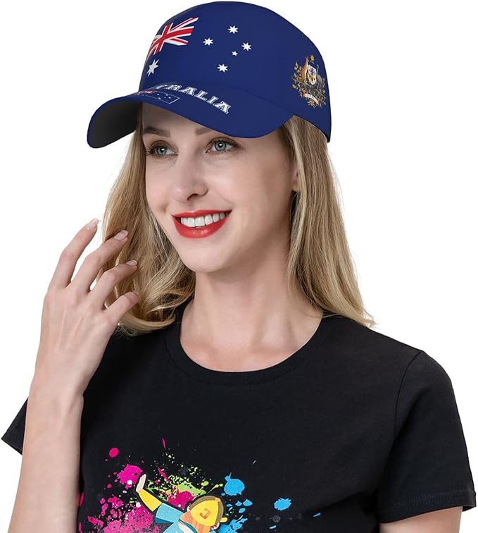 National Flags Baseball Cap for Men Women, Fashion Adjustable Sun Protection Visor Caps Trucker Hat Patriotic Caps