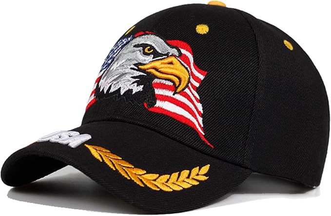 USA Flag Baseball Cap American Patriotic Trucker Hat Father Dad Mother Mom Adjustable Sportswear Hat for Men Women Adults