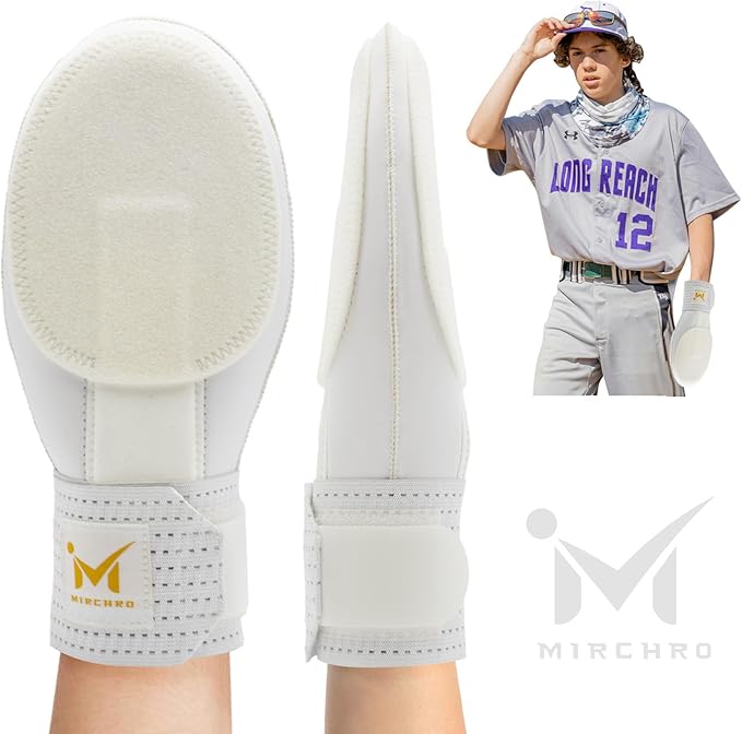 Baseball Sliding Mitt, Youth Ages 6-12 & Teens Adults 12+, Sliding Glove Hand Guard for Baserunning, Hard Shell Ambidextrous Left/Right, Baseball/Softball Compatible, Drip Style