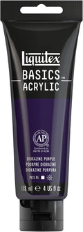Liquitex BASICS Acrylic Paint, 118ml Tube, Dioxazine Purple by Liquitex