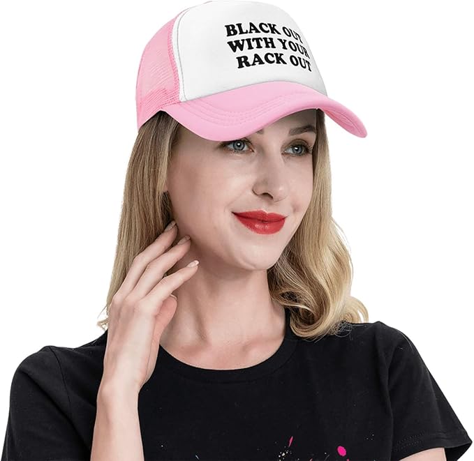 Funny Trucker Hat Funny Gag Gifts Snapback Hat for Adult Humor Fishing Cap Adjustable Mesh Sport Baseball Caps for Women Men