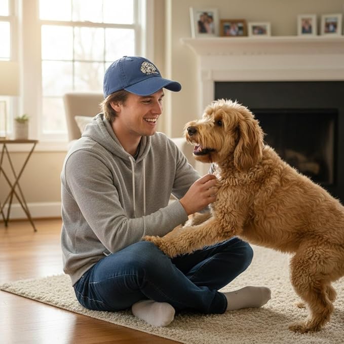 Pet Dog Lover Gifts,Embroidered Dog Baseball Hats for Men Women Dad Mom
