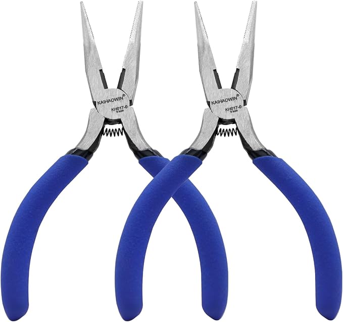 Mini Needle Nose Pliers 5"-2 Pack KAIHAOWIN Small Long Nose Pliers by KAIHAOPRODUCTSCATOLOG