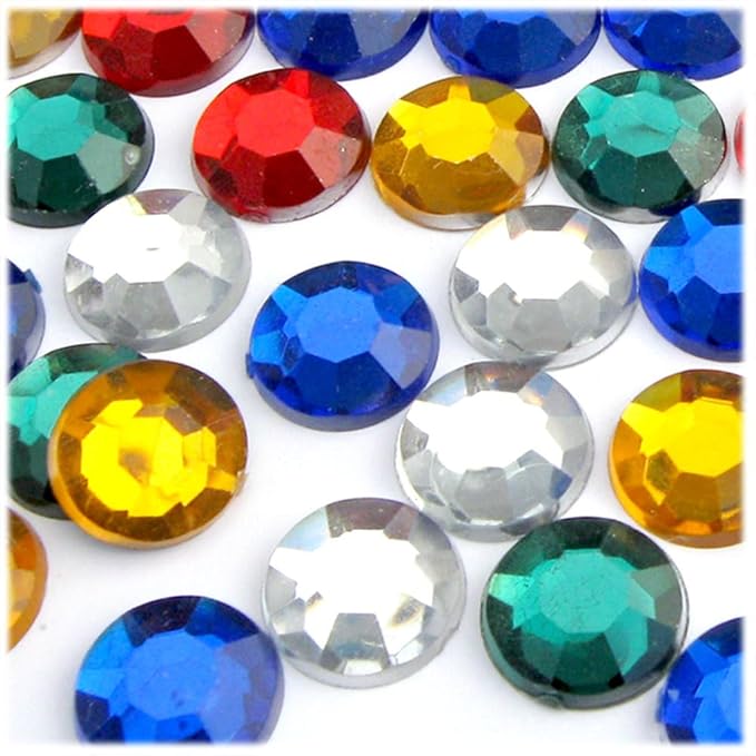 The Crafts Outlet 72pc Rhinestones Round 20mm - Image 3