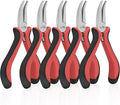 Bent Nose Pliers 5"-5 Pack Bent Nose Pliers by HOUSERAN