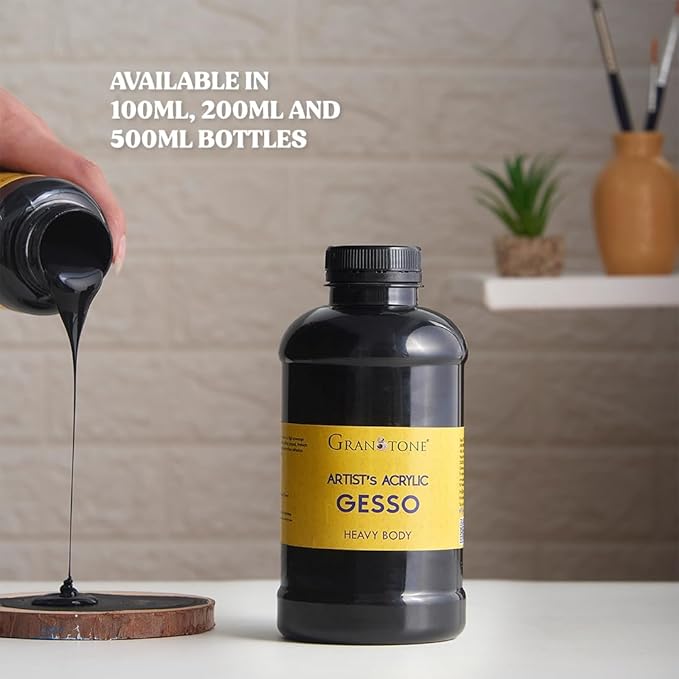 GRANOTONE Acrylic Gesso Water Base | Matte Finish | Interior/Exterior Use | - Image 3