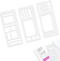 Handmade Flexible Record Template, Planner Stencil Set by MUADUTYY