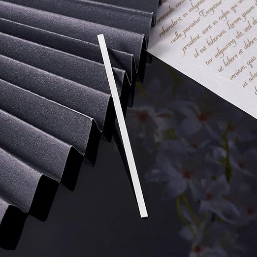 Fashewelry 1pc 925 Sterling Silver Flat Wire 3x1mm Rectangle Bezel Strip 0.3 - Image 5