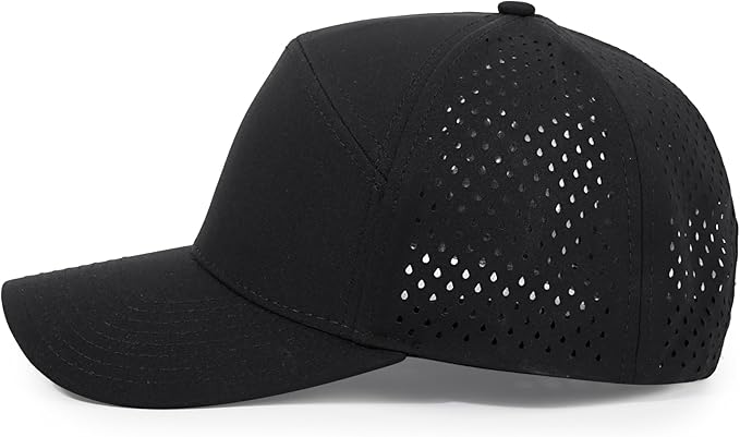 HH HOFNEN Quick Dry Baseball Cap Mesh Snapback Hat Sun and Rain Protection Structured Golf Trucker Hats for Men Women